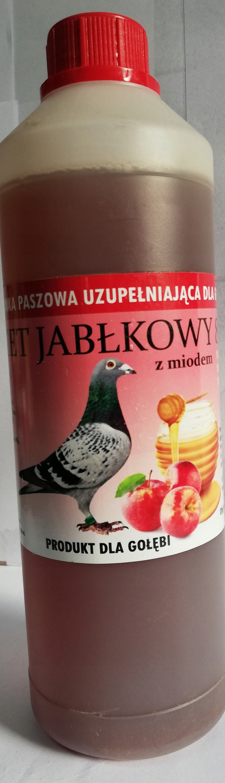 Ocet jabłkowy z miodem 8% dla gołębi Irbapol 1L