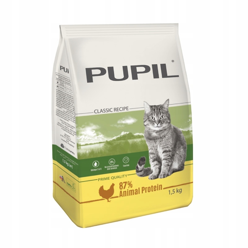 Karma sucha dla kota PUPIL PRIME kurczak wątróbka 1,5kg