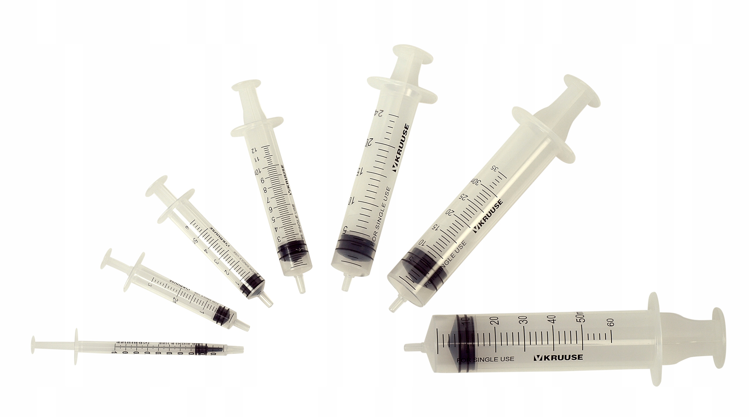 Strzykawki jednorazowe Kruuse 50ML 3 komponentowe