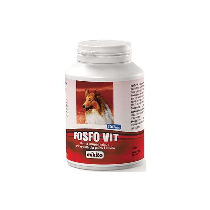 Mikita Fosfo Vit witaminy dla psa 150 tabletek