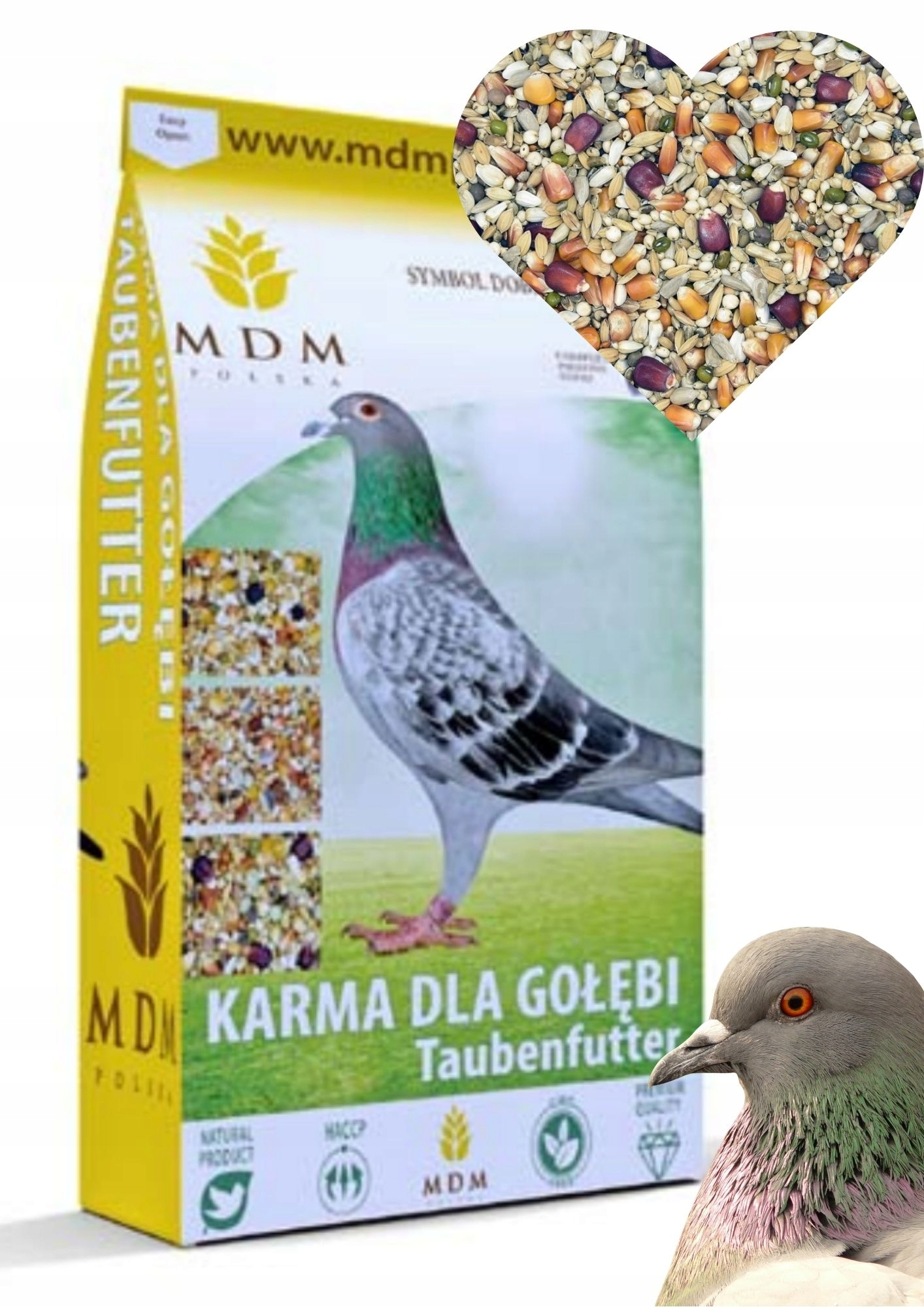 Karma energetyczna dla gołębi MDM TK 25kg TOP Kondycja ODŻYWKA SPORTOWA