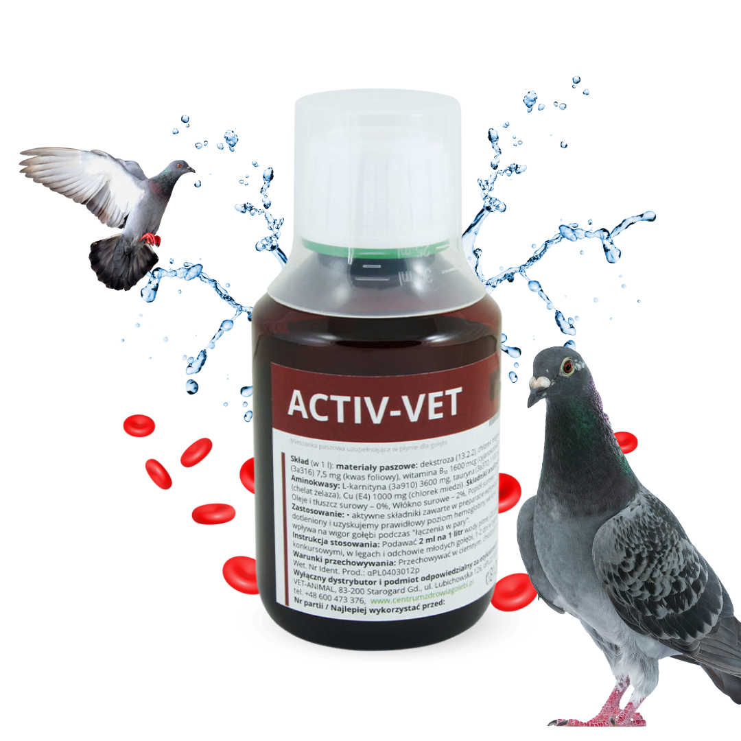 Activ vet aktywator energii dla gołębi vet animal