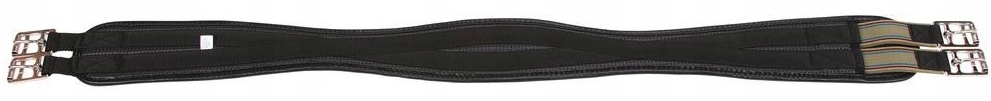 Popręg profilowany 135 cm czarny Covalliero