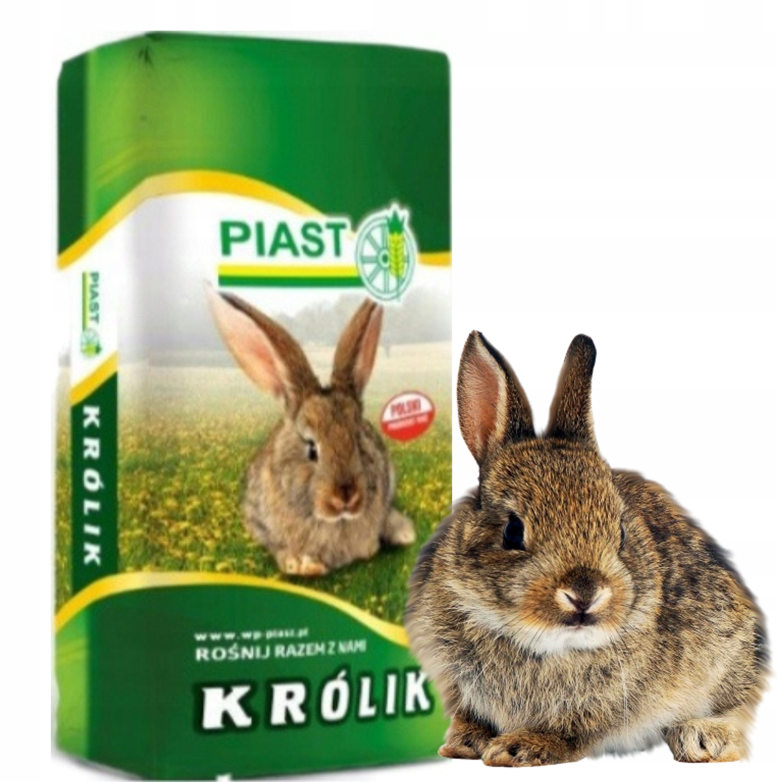 Karma dla młodych królików PIAST KRÓLIK JUNIOR opakowanie 25kg