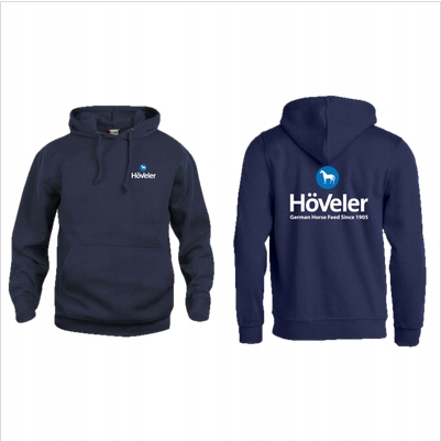Hoveler Bluza Męska Granatowa Z Kapturem Rozm. L