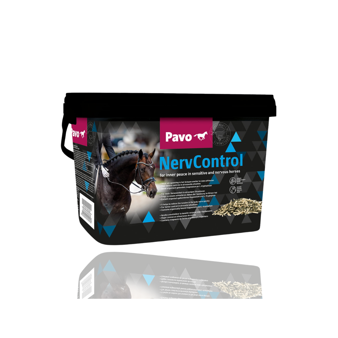 Pavo NervControl 3kg - Wsparcie dla zestresowanych i nerwowych koni - wiaderko 3 kg