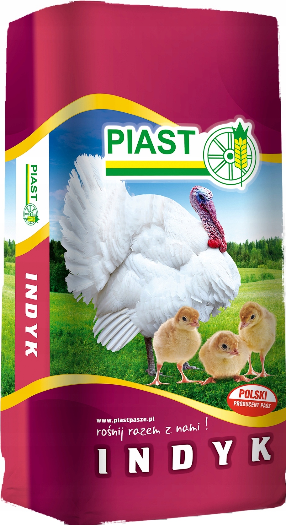 Karma granulat dla indyków powyżej 4 tyg. życia PIAST INDYK 2G 25kg