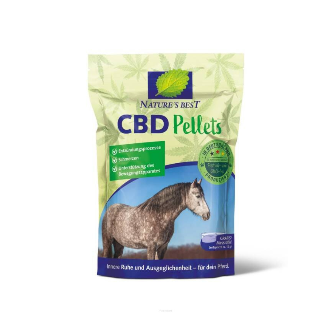 Nature's Best CBD Pellets - Kannabidiol Mieszanka Paszowa Dla Koni 675g