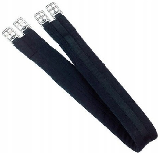 Popręg bawełniany 130 cm czarny Covalliero