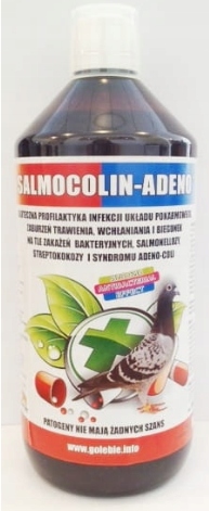 Salmocolin - Adeno + dla gołębi Patron 1 L 1000 ml