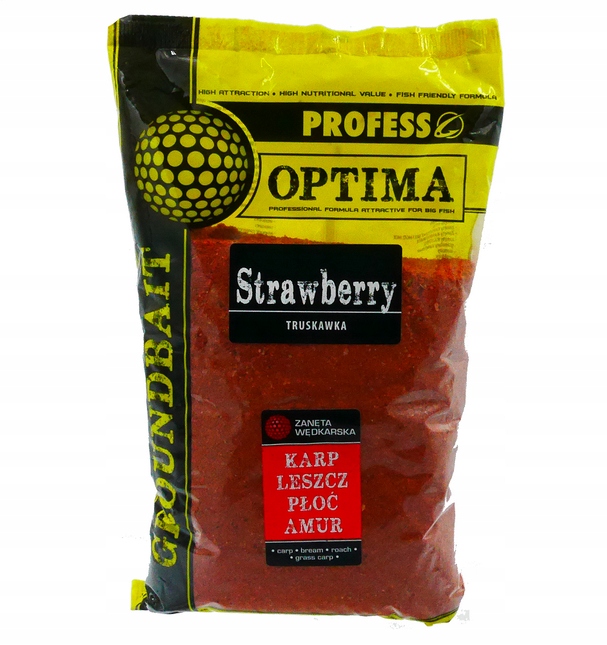 Zanęta wędkarska Profess OPTIMA Truskawka 1 kg