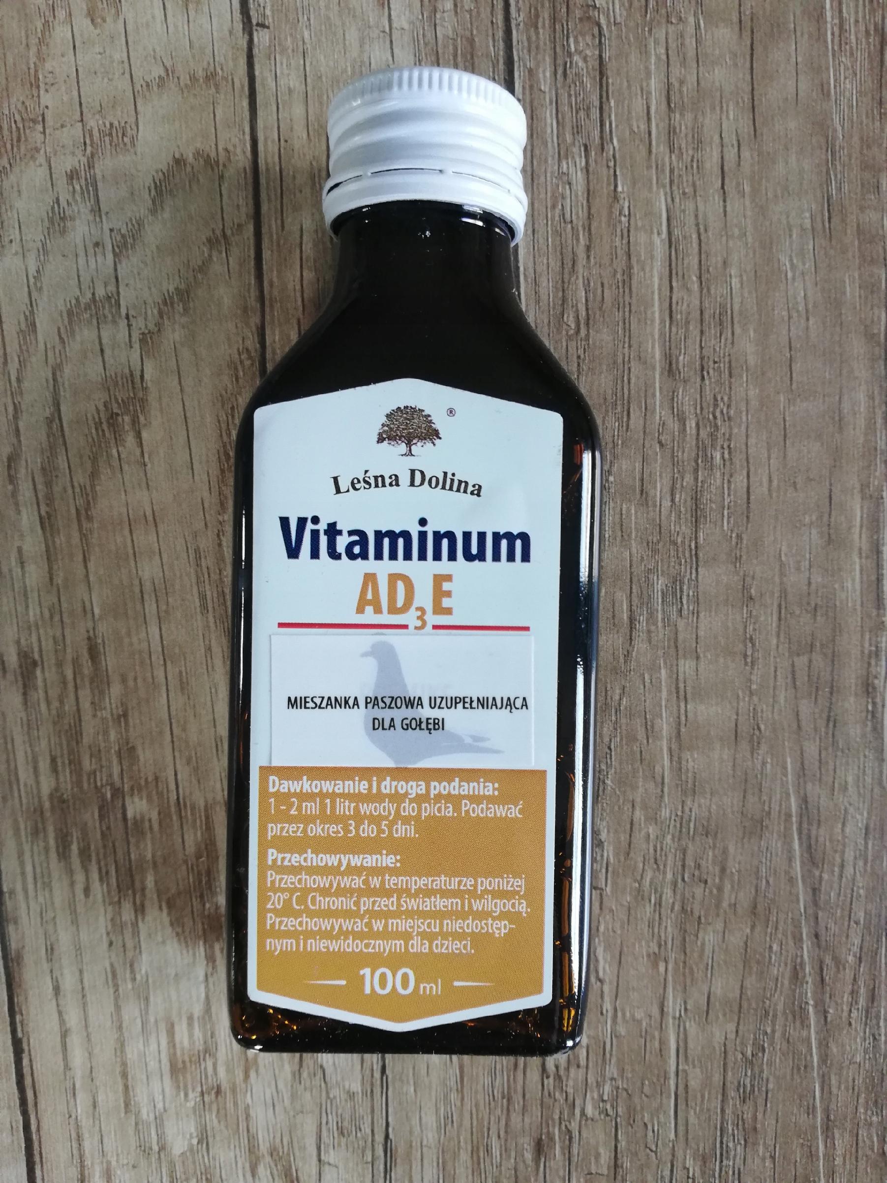 Witamina AD3E dla gołębi Leśna Dolina 100ml
