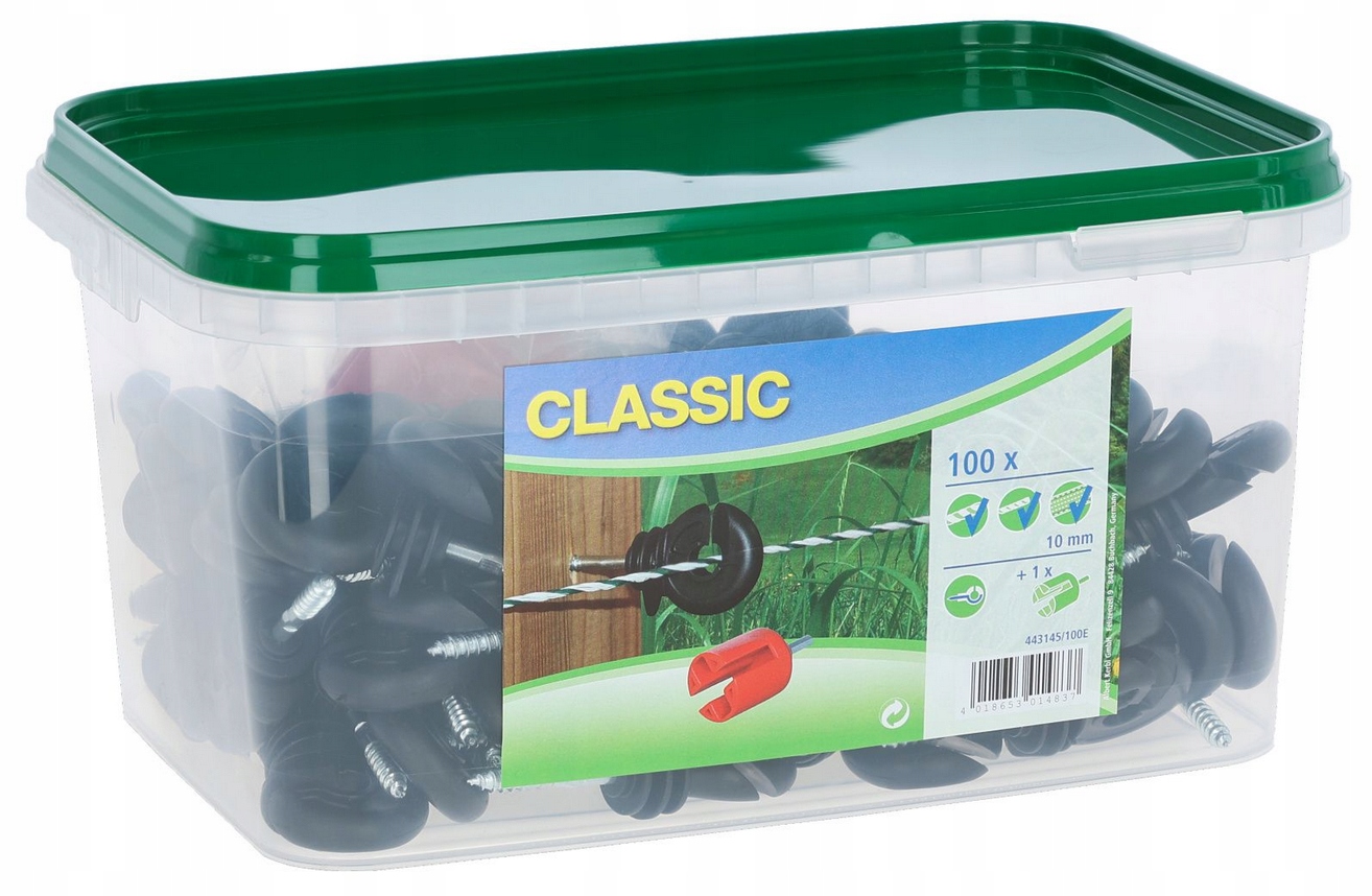 Zestaw CLASSIC izolator okrągły 100szt + NASADKA