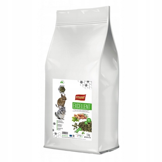 Karma Excellent Pełnoporcjowa Dla Szynszyli i Koszatniczki Vitapol 5 kg