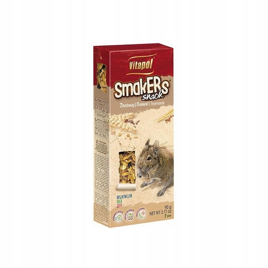 Smakers Snack Zbożowy Dla Koszatniczki Vitapol 90g 2 szt.
