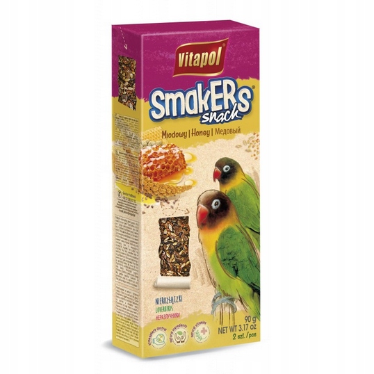 Smakers Snack Miodowy Dla Nierozłączek Vitapol 90g 2 szt.