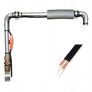 Kabel grzejny przewód grzewczy termostat 592W 37 m