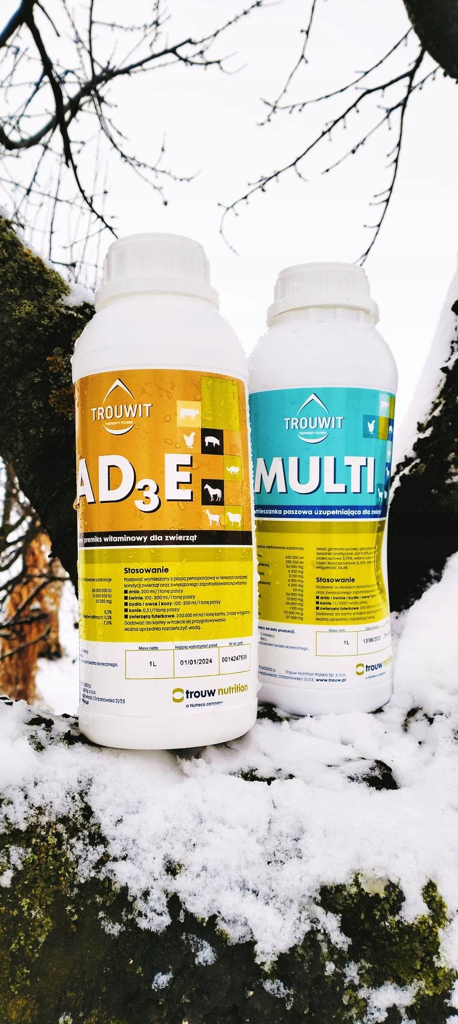 Trouwit AD3E witaminy dla koni kóz owiec trzody 1L