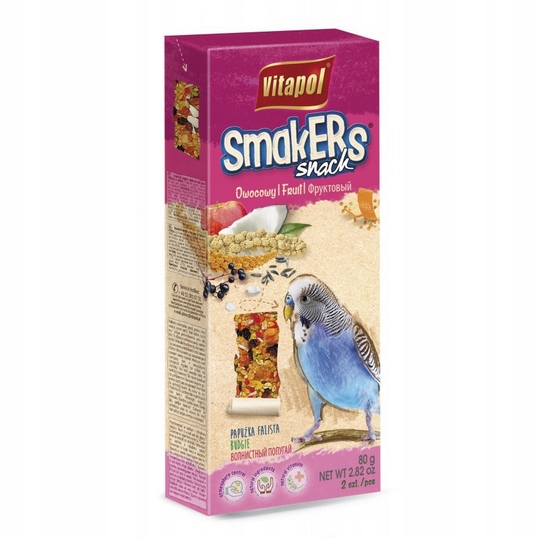 Smakers Snack Owocowy Dla Papużki Vitapol 90 g 2 szt.