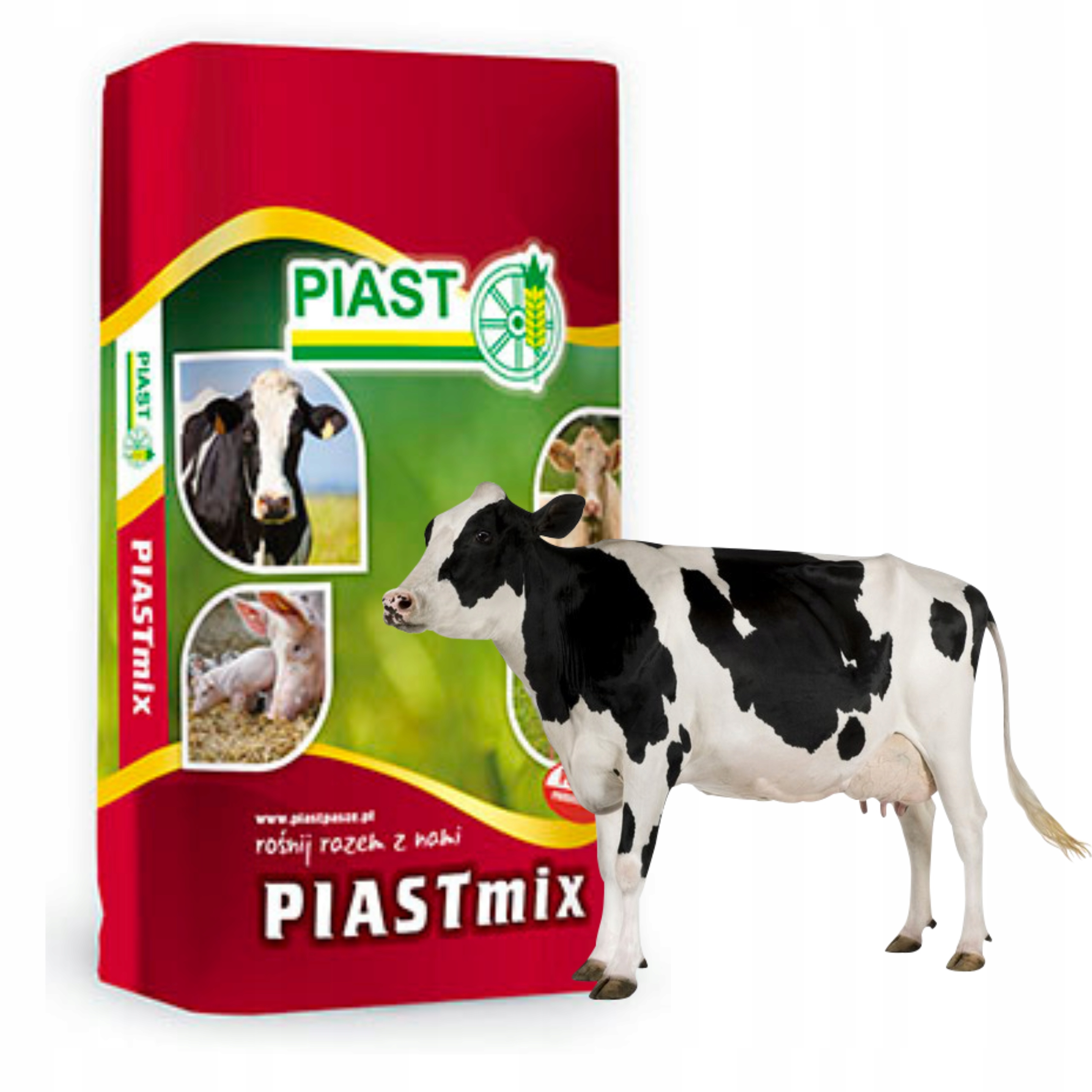 Mieszanka paszowa sypka PIASTmix BYDŁO dla krów w laktacji i opasów 20kg