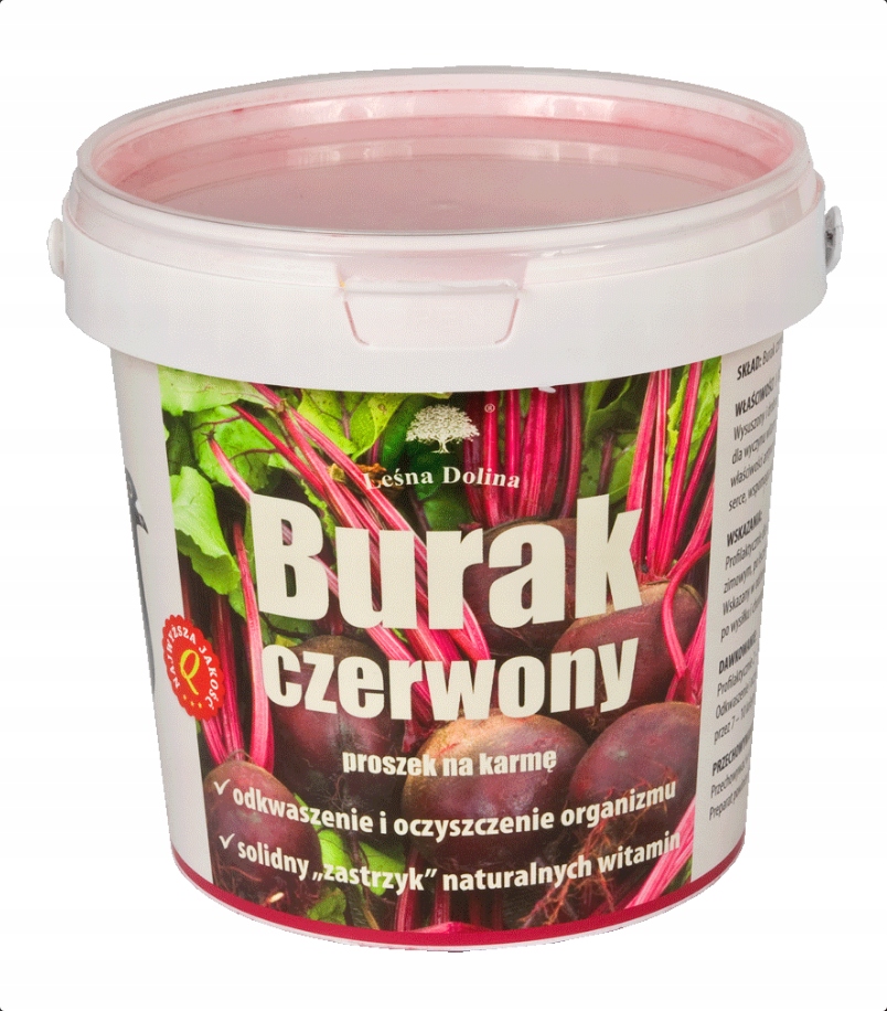 Burak czerwony suszony dla gołębi Leśna Dolina