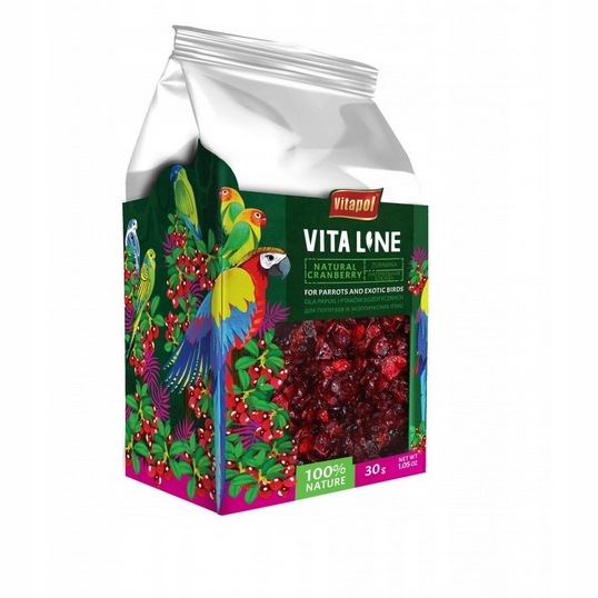 Vitaline Żurawina Dla Papug I Ptaków Egzotycznych Vitapol 30g