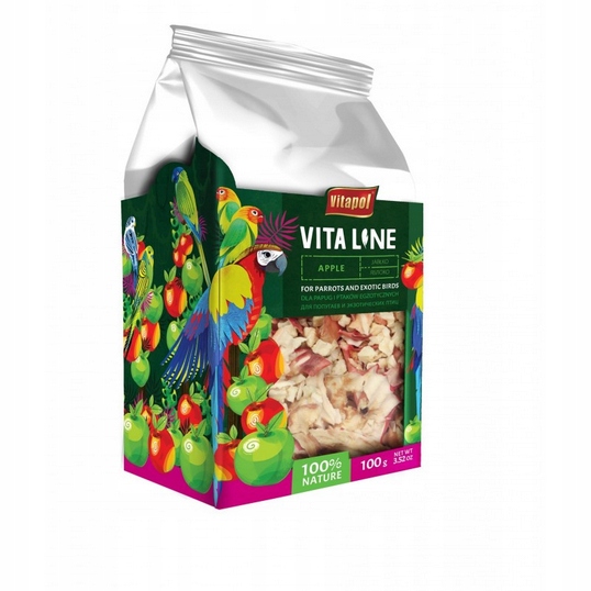 Vitaline Jabłko Dla Papug I Ptaków Egzotycznych Vitapol 100g