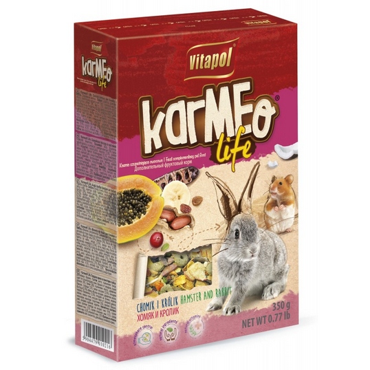 Karmeo Life Karma Owocowa Chomik Królik Vitapol 350 g