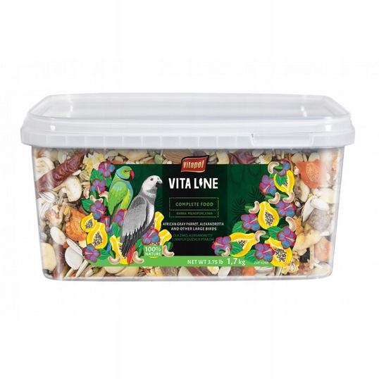 Vitaline Karma Pełnoporcjowa Żako Aleksandretta Duże Papugi Vitapol 2,2kg