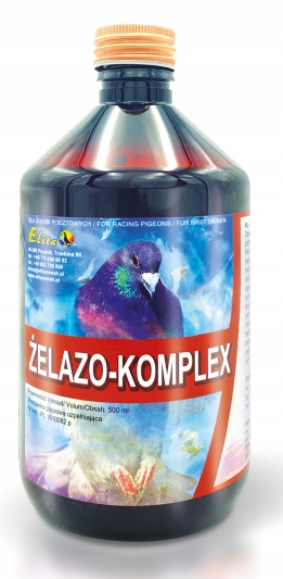 Żelazo Kompleks dla gołębi loty forma 250ml Elita