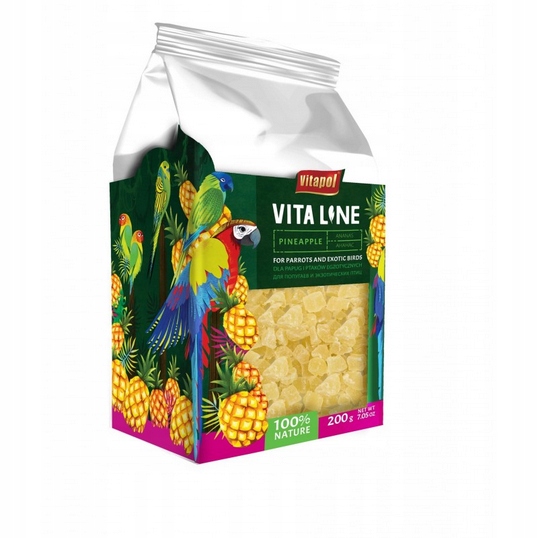 Vitaline Ananas Dla Papug I Ptaków Egzotycznych Vitapol 200g