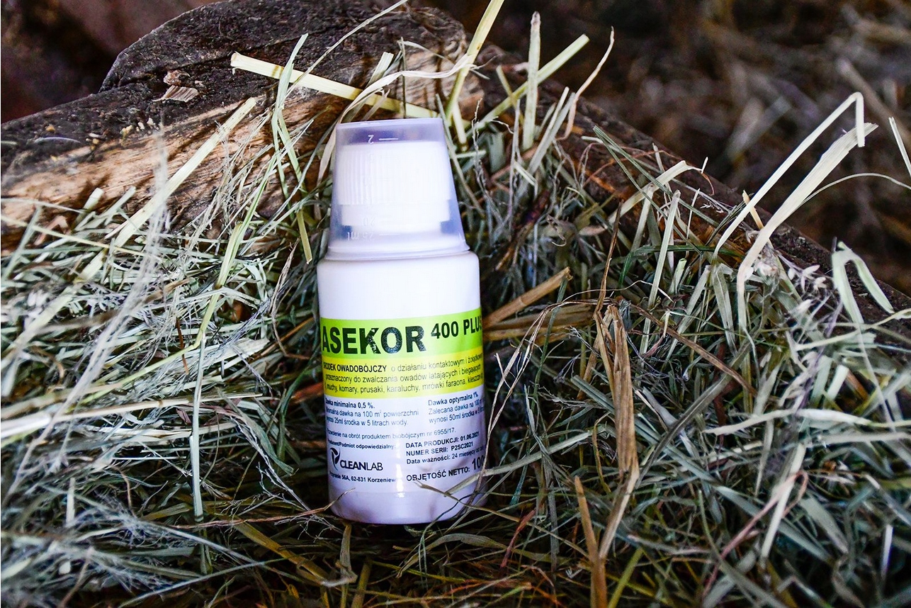 ASEKOR 400 Plus oprysk na muchy owady 100ml