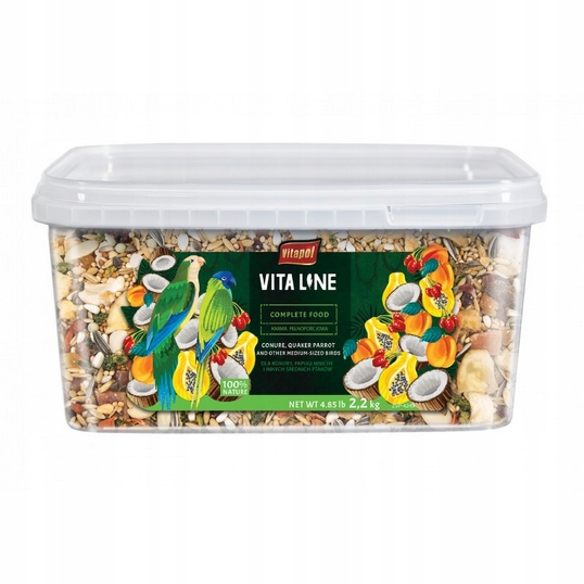 Vitaline Karma Pełnoporcjowa Dla Konur Mnich I Średnich Papug Vitapol 2,2kg