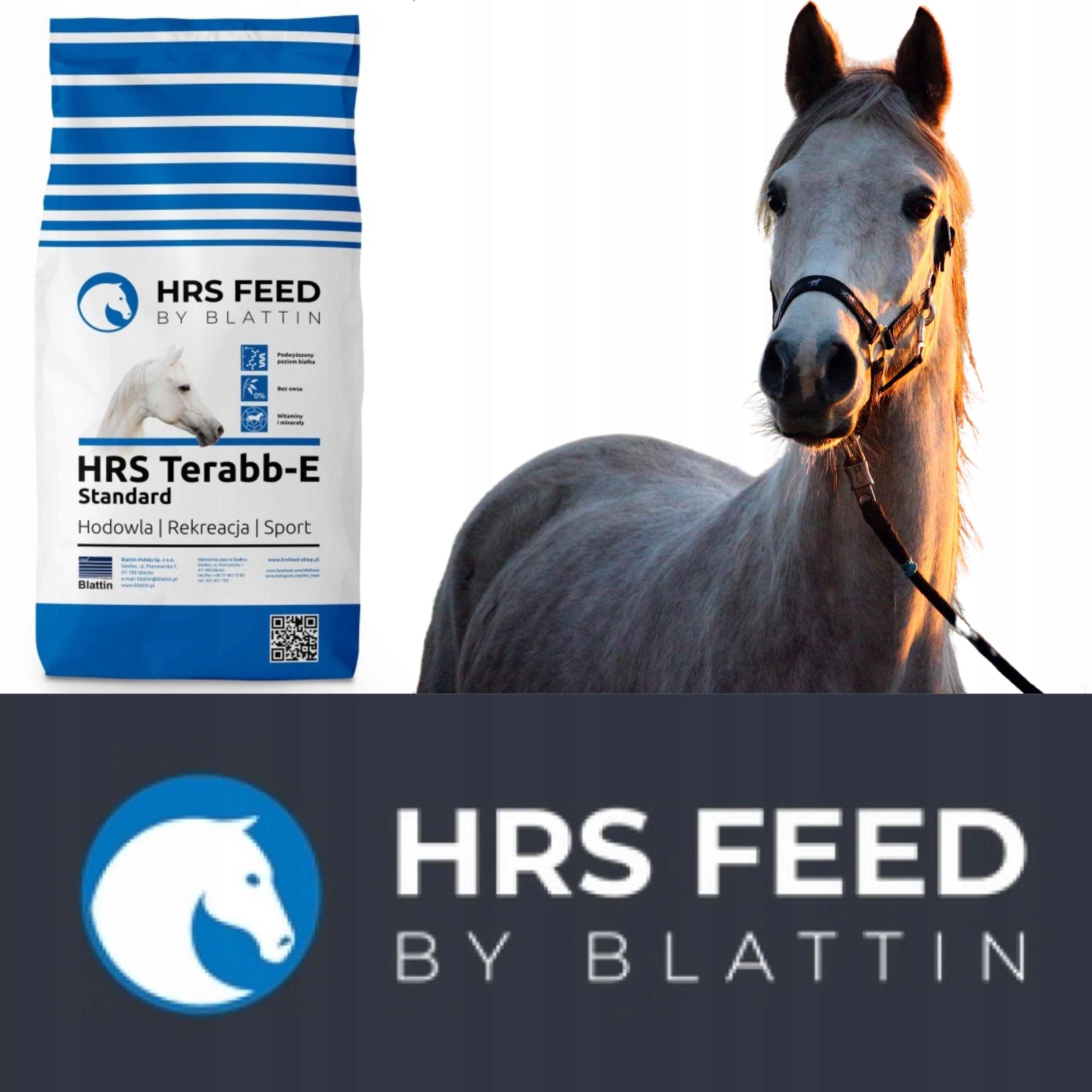 HRS Blattin Terabb-E Standard Hoveler Pasza Granulowana Dla Koni 25kg