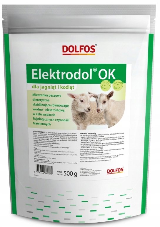 Elektrodol OK elektrolit biegunka owca koza DOLFOS