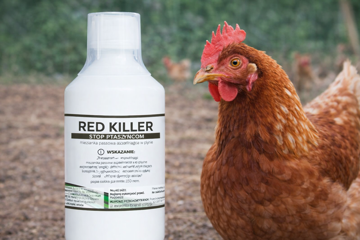 Red Kiler 250ml Farmwet przeciwko ptaszyńcowi do picia dla drobiu