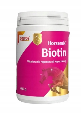 Horsemix Biotin Wspieranie Regeneracji Kopyt I Skóry Dolfos 1800g