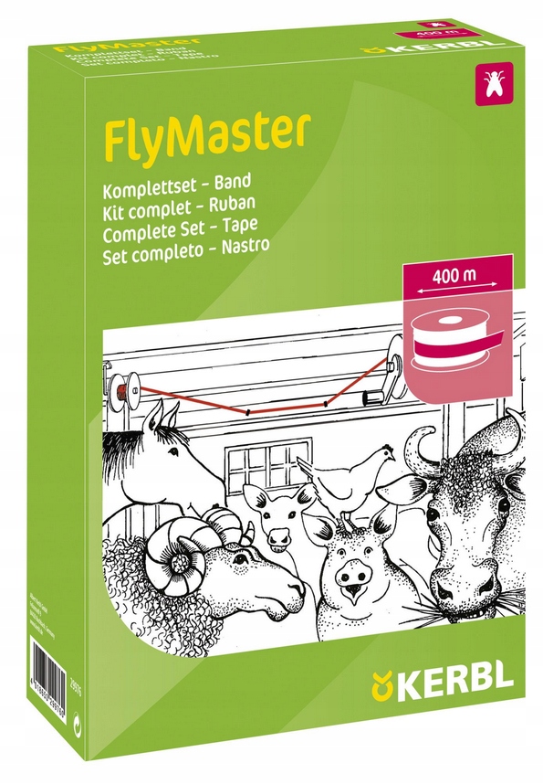 Łapacz owadów much FlyMaster linka 440 m Kerbl