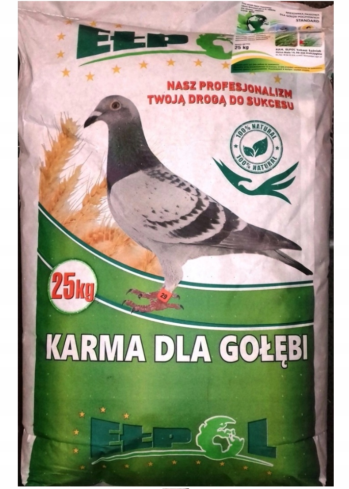 S- Karma Standard CAŁOROCZNA - 25 Kg GOŁĘBI Ptaków
