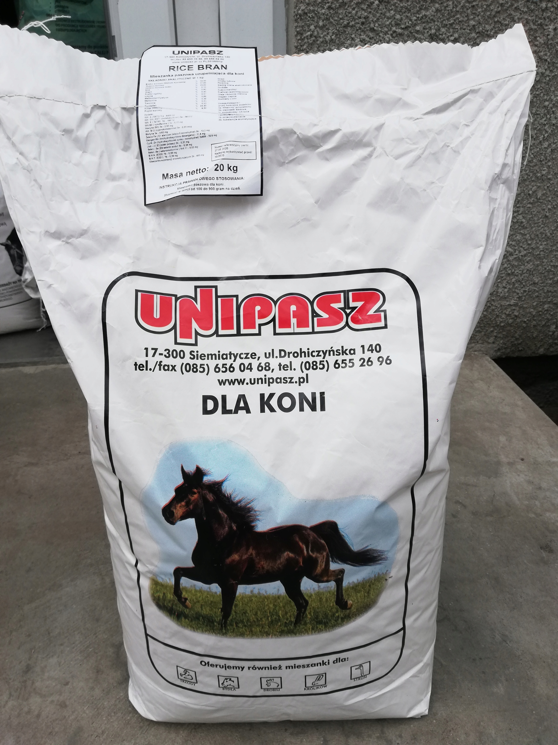 Pasza dla koni uniwersal koń wszechstronny UNIPASZ