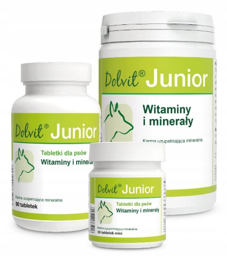 Dolvit Junior witaminy dla psów szczeniąt DOLFOS