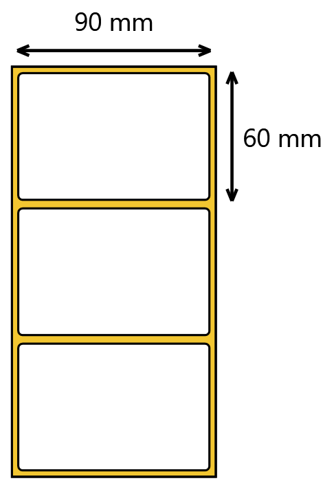etykieta 90x60 odlepna