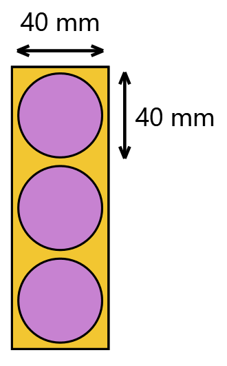 Układ etykiet na rolce