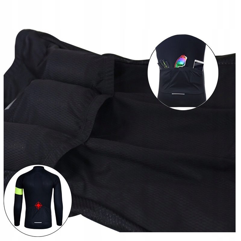 Bluza Kolarska Męska Z Ociepleniem Termoaktywna Wygodna Stylowa X-Tiger M