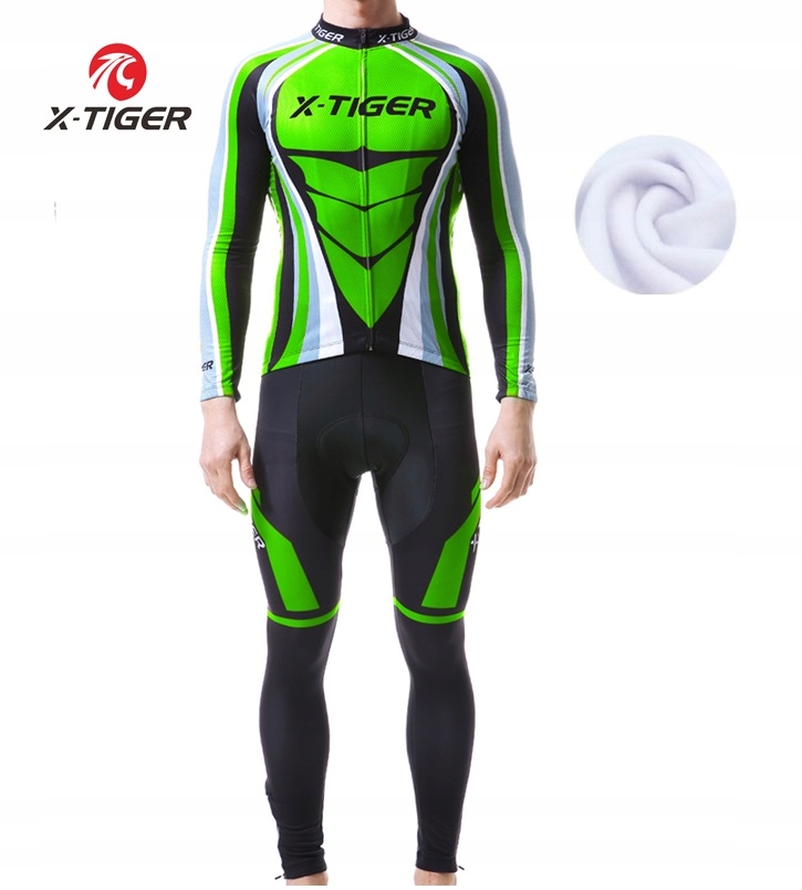 Bluza Kolarska Męska Z Ociepleniem Termoaktywna Wygodna Stylowa X-Tiger M