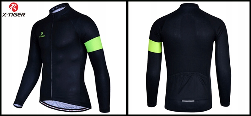 Bluza Kolarska Męska Z Ociepleniem Termoaktywna Wygodna Stylowa X-Tiger M