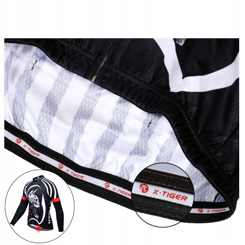 Bluza Do Jazdy Na Rowerze Z Odblaskami Męska Rozpinana Wiosenna Ciepła XL