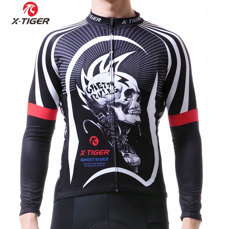 Bluza Do Jazdy Na Rowerze Z Odblaskami Męska Rozpinana Wiosenna Ciepła XL