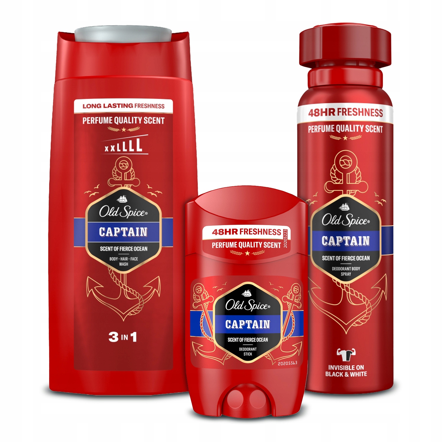 洋楽 MOXIE / CAPTAIN HANDS / DAEDELUS / MX018 Set gel de dus Old Spice Captain XXL 675ml + deodorant stick 50ml
