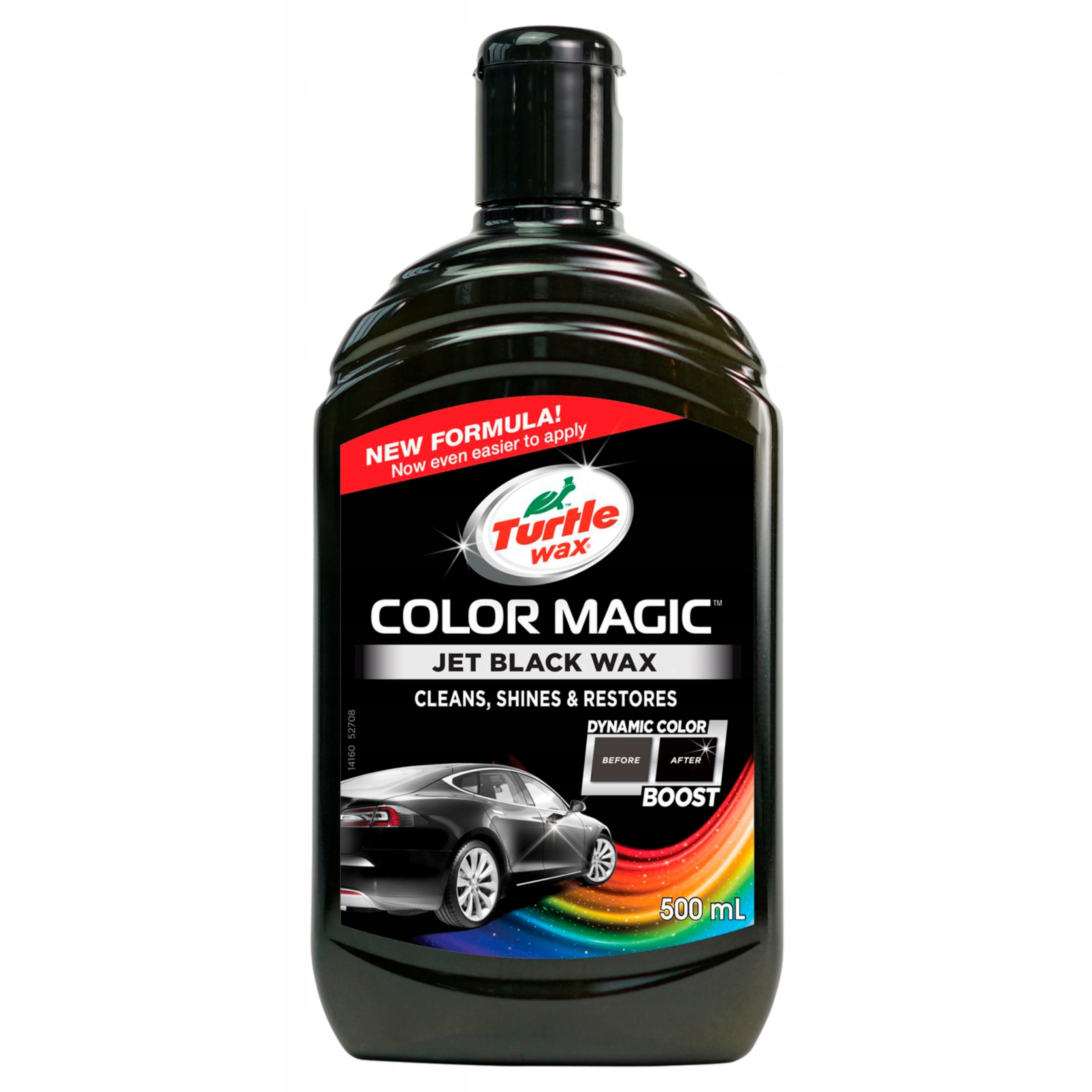 Wax auto Turtle Wax Color Magic Jet Black 500ml, pentru toate